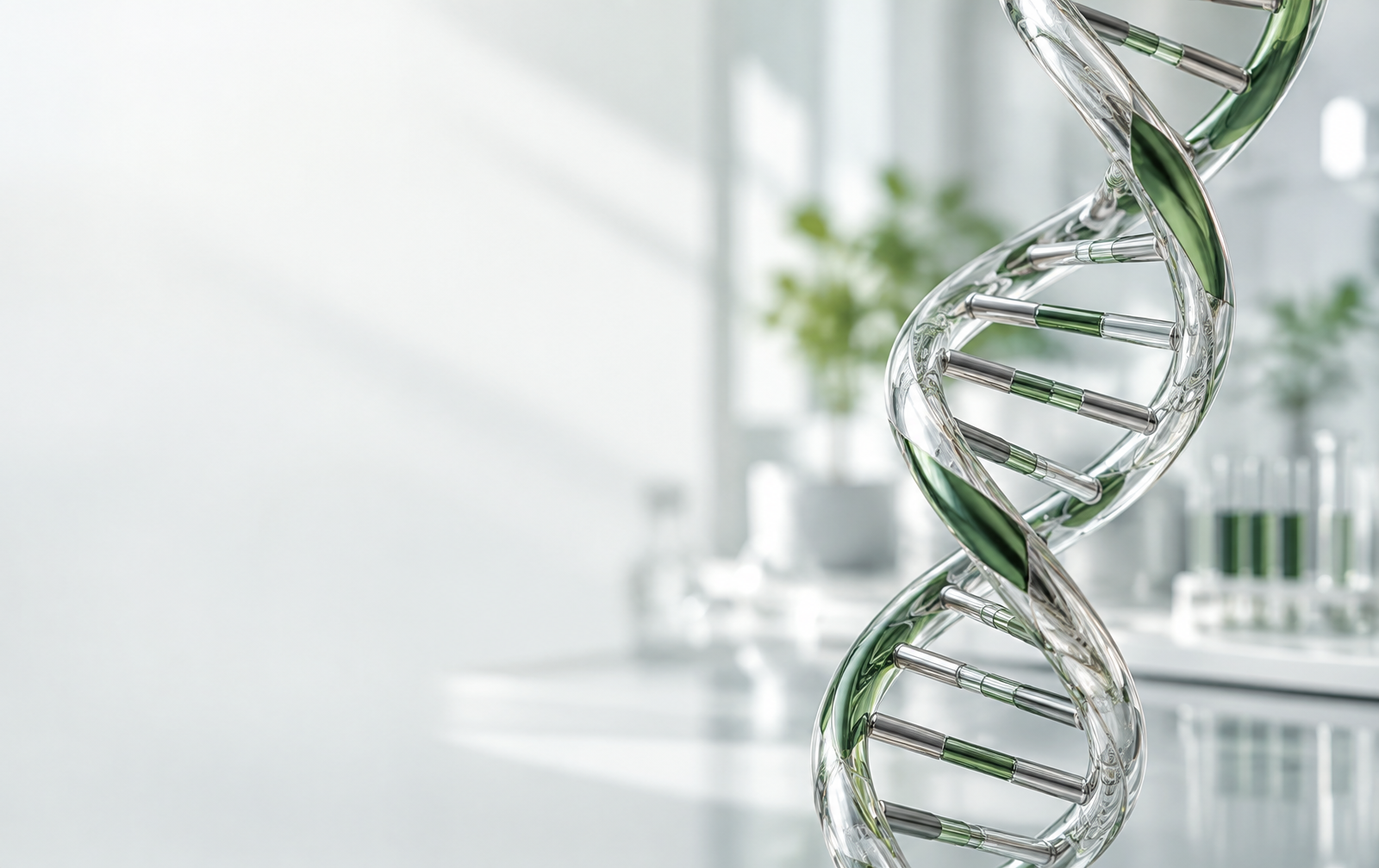 Representação sofisticada de uma molécula de DNA